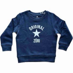 Erwachsenen Sweatshirt navyblau Original ZÜRI Be Famous