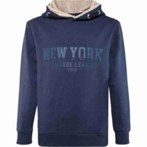 Boys Hoodie New York Dunkelblau Blue Effect