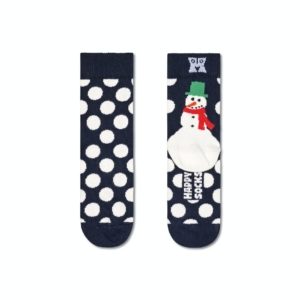 Kids Jumbo Navy Snowman Sock Happy Socks